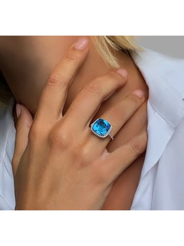 Les Petites Précieuses Zilveren ring met edelstenen
