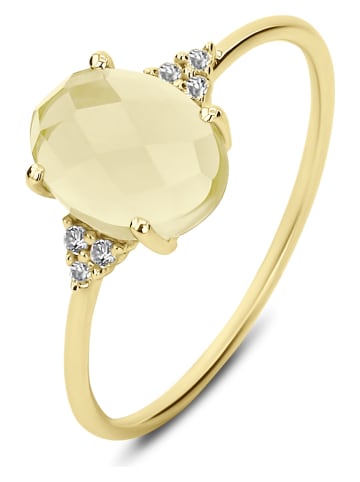 Les Petites Précieuses Vergold. Ring mit Edelsteinen