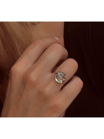 Les Petites Précieuses Rosévergulde ring met edelsteen