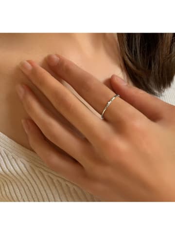Les Petites Précieuses Silber-Ring mit Diamant