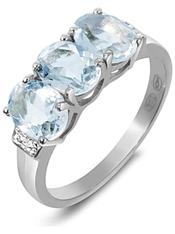 Les Petites Précieuses Zilveren ring met edelstenen