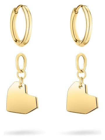 Liebeskind Edelstahl-Creolen in Gold