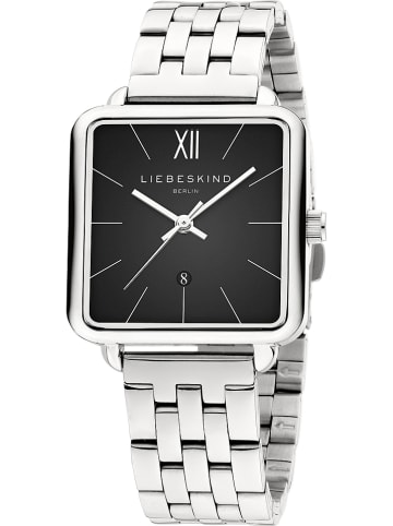 Liebeskind Quarzuhr in Silber/ Schwarz
