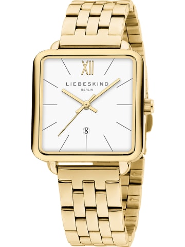 Liebeskind Quarzuhr in Gold/ Weiß