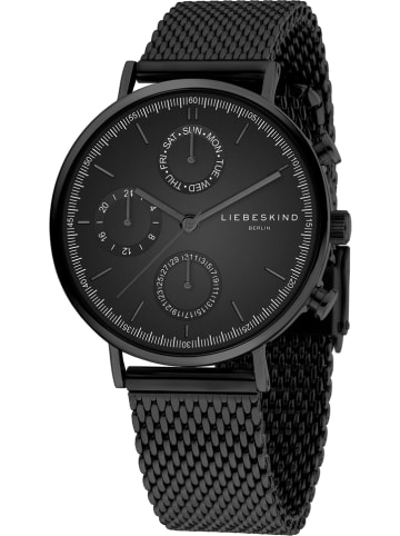 Liebeskind Quarzuhr in Schwarz