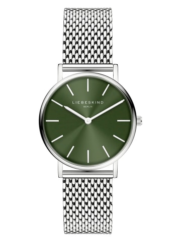 Liebeskind Quarzuhr in Silber/ Khaki