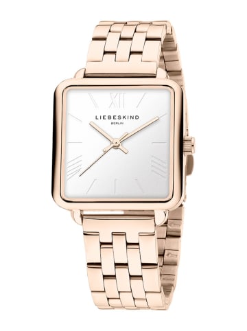 Liebeskind Quarzuhr in Roségold/ Weiß