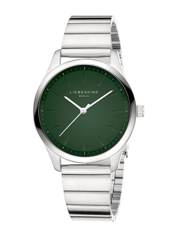 Liebeskind Zegarek kwarcowy w kolorze srebrno-zielonym