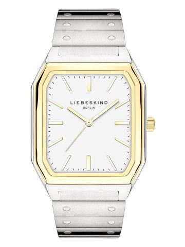 Liebeskind Quarzuhr in Silber/ Gold/ Weiß