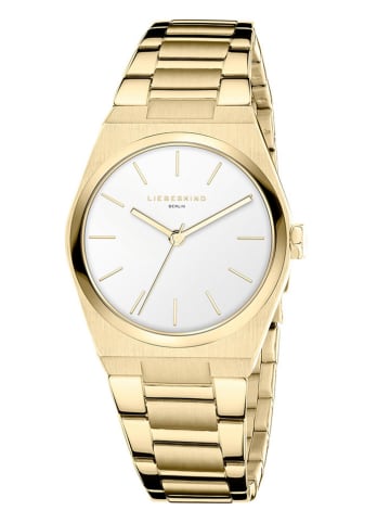 Liebeskind Quarzuhr in Gold/ Weiß