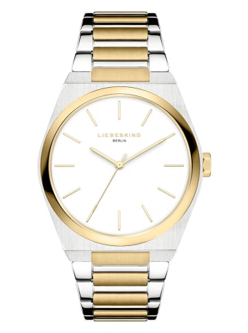 Liebeskind Quarzuhr in Gold-Silber/ Weiß