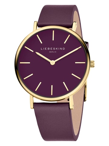 Liebeskind Quarzuhr in Lila/ Gold