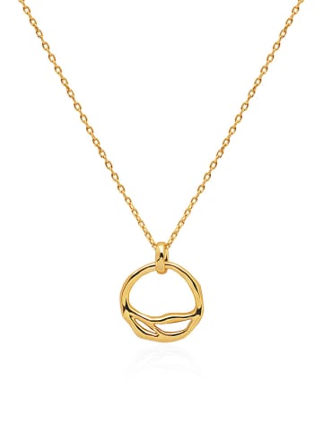 Ania Kruk Pozłacany naszyjnik z zawieszką - dł. 40 cm