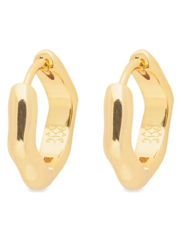 Ania Kruk Pozłacane kolczyki-kreole