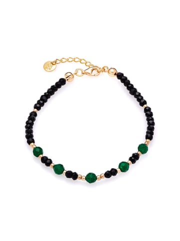 Ania Kruk Pozłacana bransoletka z kamieniami szlachetnymi - dł. 17 cm