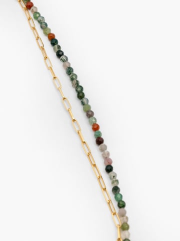 Ania Kruk Pozłacana bransoletka z agatem