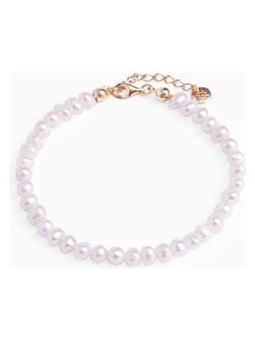 Ania Kruk Pozłacana bransoletka z perłami - dł. 20 cm