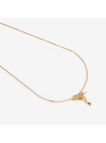 Ania Kruk Pozłacany naszyjnik z kolibrem - dł. 42 cm