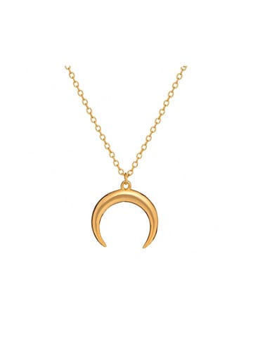 Ania Kruk Pozłacany naszyjnik z zawieszką - dł. 42 cm