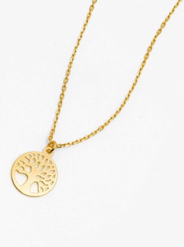 Ania Kruk Pozłacany naszyjnik z zawieszką - dł. 42 cm