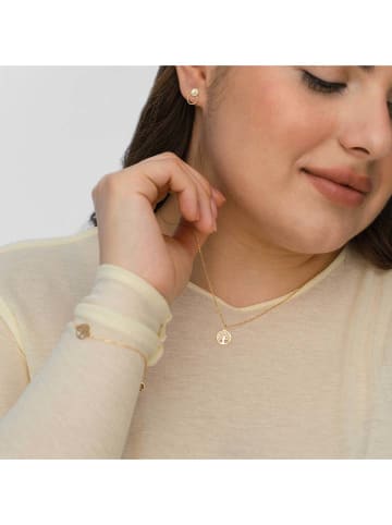 Ania Kruk Pozłacany naszyjnik z zawieszką - dł. 42 cm