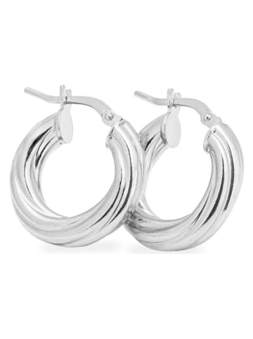 Ania Kruk Srebrne kolczyki-kreole