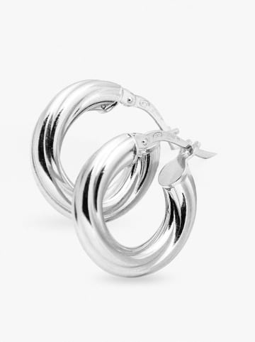 Ania Kruk Srebrne kolczyki-kreole