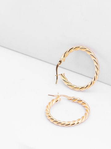 Ania Kruk Pozłacane kolczyki-kreole