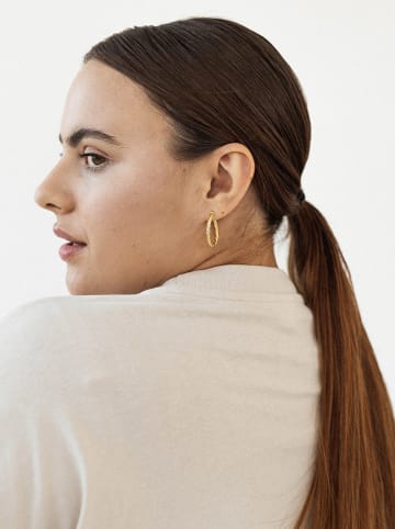 Ania Kruk Pozłacane kolczyki-kreole