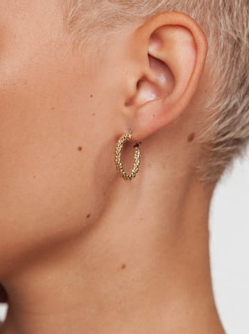 Ania Kruk Pozłacane kolczyki-kreole