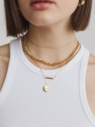 Ania Kruk Pozłacany naszyjnik - dł. 32 cm