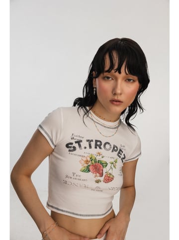 Ania Kruk Pozłacany naszyjnik z elementami ozdobnymi - dł. 35 cm