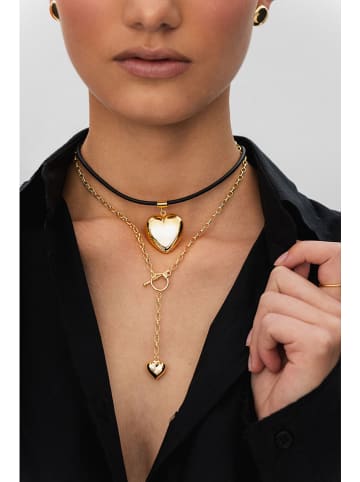 Ania Kruk Pozłacany naszyjnik z zawieszką - dł. 40 cm