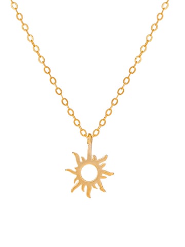 Ania Kruk Pozłacany naszyjnik z zawieszką - dł. 43 cm