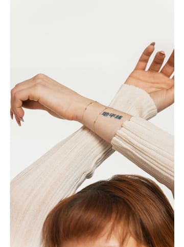 Ania Kruk Złota bransoletka z elementami ozdobnymi