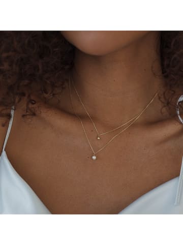 Ania Kruk Złoty naszyjnik z zawieszką - dł. 42 cm