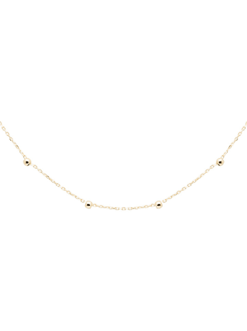 Ania Kruk Gold-Halskette mit Schmuckelementen - (L)35 cm