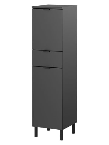 Germania Mediumschrank ''Arcena'' in Anthrazit - (B)30 x (H)120 x (T)34 cm