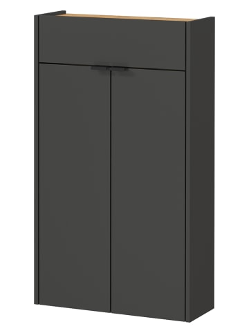 Germania Kast "Ameca" antraciet - (B)56 x (H)97 x (D)22 cm