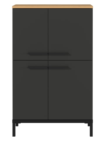 Germania Kommode "Yonkers" in Anthrazit - (B)60 x (H)97 x (T)34 cm