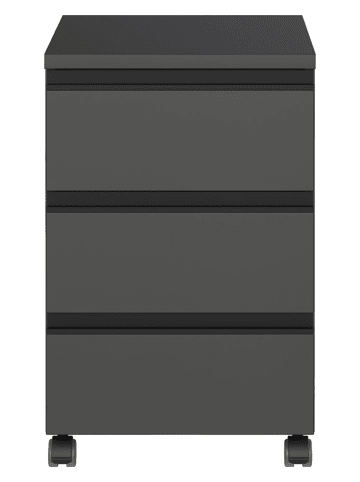 Germania Rolcontainer "4039" antraciet - (B)40 x (H)63 x (D)50 cm