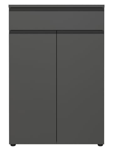 Germania Archiefkast "Bedano" antraciet - (B)80 x (H)120 x (D)40 cm