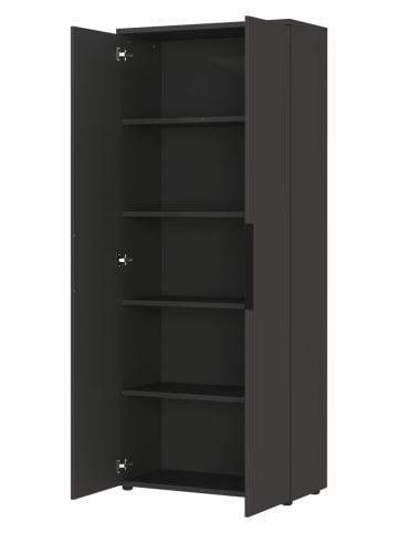 Germania Aktenkast "Mailand" donkergrijs - (B)81 x (H)197 x (D)40 cm