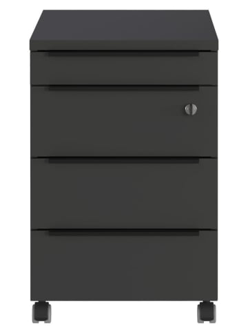 Germania Rollcontainer ''Mailand'' in Dunkelgrau - (B)42 x (H)63 x (T)60 cm