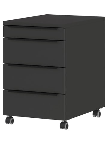 Germania Rollcontainer "Mailand" in Anthrazit - (B)42 x (H)63 x (T)60 cm