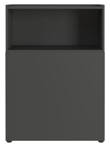 Germania Staande kast "Mailand" donkergrijs - (B)80 x (H)112 x (D)44 cm