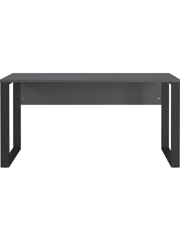 Germania Bureau "Adrano" zwart/antraciet - (B)150 x (H)74 x (D)60 cm