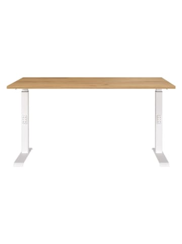 Germania Bureau "Mailand" lichtbruin/wit - (B)140 x (H)91 x (D)80 cm