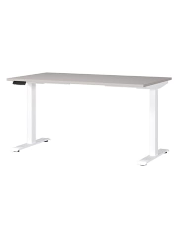 Germania Elektrisch bureau "Mailand" beige/wit - (B)140 x (H)120 x (D)80 cm