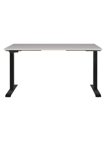 Germania Elektrisch bureau "Mailand" beige/zwart - (B)140 x (H)120 x (D)80 cm